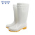 稳斯坦 WF033 白色雨鞋工作雨靴 耐油防滑卫生靴防油工厂水鞋劳保鞋 女高筒38