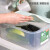 禧天龙保鲜盒（抗菌防护有效抑菌） 冰箱收纳盒大密封盒鱼盒冷冻生鲜蔬菜带沥水冷藏盒 1个装7.3L KH-4062