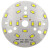 定制LED灯板圆形贴片灯珠高亮水晶灯筒灯改造光源板吊灯配件3W5W5 9w直径78mm中孔10mm 其它 暖黄