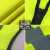 荧光反光条马夹环卫工人背心夜间反光衣反光马甲劳保物流工地工装 四道杠- 无口袋 荧光绿 XL