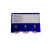 展示分类卡仓库标识牌货架物料标识卡磁性标签库房标识牌货架标牌 蓝色四轮6.5*10cm