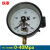 磁助式电接点水用压力表1.6MPa电极点气压表真空铁壳上海荣华仪表 表面15厘米铁罩0-40MPa