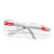 霍尼韦尔（Honeywell）300300 护目镜 S300A 红款透明镜片 男女 防风 防沙 防尘 防雾眼镜 1副