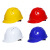 锐麻 安全帽ABS三道筋 建筑施工程安全头盔 三道筋黄色 