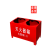 消防器材箱3公斤二氧化碳灭火器底座固定托架5kg半截箱支架子 红色 二氧化碳架子