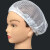 透气网帽男女通用工作帽工厂车间厨房防掉头发艾灸浴帽水洗夏 白色100个起拍单个价