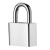 苏识 ISY660 短梁仿不锈钢叶片锁挂锁 （计价单位：个） 银色