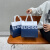 保温袋外卖专用打包铝箔商用一次性奶茶手提包装袋子定制 CIOUS蓝色大号10个