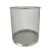 威佳金属网垃圾桶厨房卫生间办公室垃圾桶镂空垃圾篓废纸篓 12L银色