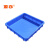 添亦 TY10长方形加厚胶盆 工业物料盒 周转箱零件盒方盆7#方盘（蓝）410*410*80MM