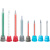 静态AB胶混合管MB点胶枪混料混合搅拌管针头双份组50ML11 101 MB5.4-16S-11针管
