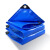 广深帆布 加厚PVC刀刮布 5m×4m 蓝色 620±20g/m² 厚度0.5mm 1张
