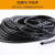 缠绕管绕线管线路整理电线束线管理线器螺旋包线管6mm8mm美观黑色 4mm(黑色) 约15米