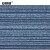 安赛瑞 办公室拼接地垫 商用写字楼酒店长条防滑地毯 25×100cm PVC拼接地垫 深蓝纯色 710501