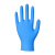 京汇莱一次性丁腈手套加厚蓝色实验检查工业清洁防护耐用防油级 登升DS2005加厚款 100只盒 S