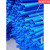 吹膜机专用风管螺旋式抗压蓝色波纹软管伸缩耐高温通风管 内径90mm 1米长