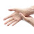 谋福CNMF616一次性透明PVC手套 检查手套 餐饮手套 餐饮美容手套 （PVC手套 大号）