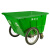 塑料环卫垃圾车 大型垃圾桶小区物业学校手推保洁清运车环卫车定制 绿色