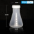 容量瓶锥形瓶平底烧瓶烧杯三角瓶塑料摇瓶实验室装液态类试剂溶液PP材质耐高温高透明度 带盖100ml