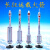 猫的恋人火箭模型仿真中国航天长征系列飞船神舟二号五号七号玩具摆件 白色小神舟