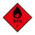 稳斯坦 WST4017 货车运输危险品标识牌 铝板警示货物化学有毒液体有害气体标识贴 有毒品远离食品6类