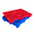 九脚网格塑料托盘叉车仓库地垫托板防潮垫板物流专用地堆货物 120×80cm九脚网格加厚款红色