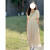 尘叙连衣裙女大学生夏季高个子新款175超长裙法式初恋奶甜温柔仙气森 米杏色 S