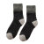 易美丽诺 LCF0627 加厚中筒袜冬季加绒加厚保暖劳保袜 黑色 5双装 黑色 均码 