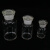 赫思迪格 玻璃广口试剂瓶 实验室 加厚密封大口玻璃采样瓶  透明60ml HHW-101