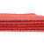 金诗洛 KZYT15 S型PVC镂空地毯 塑胶防水泳池垫浴室厕所防滑垫 加密5厚0.9m宽*1m红色
