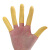 手指套米黄色工业一次性乳胶橡胶劳保加厚光滑无粉尘手指套 米黄100克（中号）