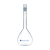 翌哲 特优级玻璃容量瓶 可过检定容磨口具塞化学实验教学仪器 透明25ml（加出厂证书） 特优级容量瓶 