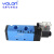 YOLON/元隆蓝色 4V310-10电磁阀 二位五通单线圈电磁阀气缸电磁阀 4V310-10配防爆线圈DC24V