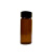E垫片2ml-60ml透明棕色玻璃螺口保存瓶进样瓶样品瓶100只 3ml透明/棕色100个/默认黑盖 PTFE垫片