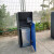 迪恩斯（DEANS）垃圾分类垃圾桶户外环卫果皮箱室外市政物业小区街道公园垃圾箱大号商用 蓝灰色镀锌板