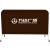 月桐（yuetong）加厚弹力布铁马套定制护栏布套 可印logo YT-WDT15 适用于长1.5m 高1.2m的铁马 深咖色 1个