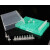 DYQT0.2ml96孔离心管盒ep管盒冰盒pcr管盒八连管盒PCR板架8/12连管盒 蓝色(无盖)