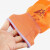 牛郎星劳保胶片手套乳胶发泡PVC手套手背贴片防护手套1钢筋工工地专用 P538橙