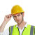 HKNA安全帽工地建筑施工程领导电工帽ABS/PE劳保电工透气头盔国标加厚 玻璃钢透气款橙色