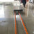 卸货神器4O宽流利条滑轨弯道无动力卸货滑梯滑轮轨道运输工具 一组3米40宽3道3固定件