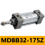 定制适用气缸MBB80/MDBB80-25-50-75-100-125-150-175-200Z 银色