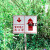 插地式不锈钢消防标识牌消防水泵接合器室外消火栓警示牌标牌定制 地下消防栓(红底) 30x40cm