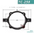 适用SC标准气缸附件固定安装支架中摆TC-M322F40-125底座气动配件 TC-250 中摆