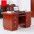 半厘职员桌办公桌经理桌单人写字桌油漆木贴皮班桌1400*700*760mm
