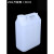 定制级塑料桶5升20L塑料壶塑胶油水酒壶白色扁桶大口带盖30斤 25公斤塑胶壶大口
