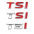 大众老款迈腾B7帕萨特CC车标贴后字标字母贴标原车TSI后备箱尾标 TSI两红（代表1.8T）