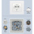 梦茜儿86欧规欧标墙壁插座暗装欧式16A二圆USB德标韩式圆孔白色面板插的 86欧标插座PC 白