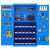 楚钰重型五金工具柜加厚双开门多功能车间修理铁皮柜子收纳储物柜 CY-512蓝色B54配件包