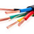 电缆国标rvv3.4.5芯电源线1 1.5 2.5 4 6 10平方毫米软护套线 2x4平方/100米