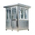 不锈钢岗亭保安亭户外治安收费亭可移动钢结构小区门卫值班室吸烟 不锈钢岗亭2.0*2.5*2.4米
